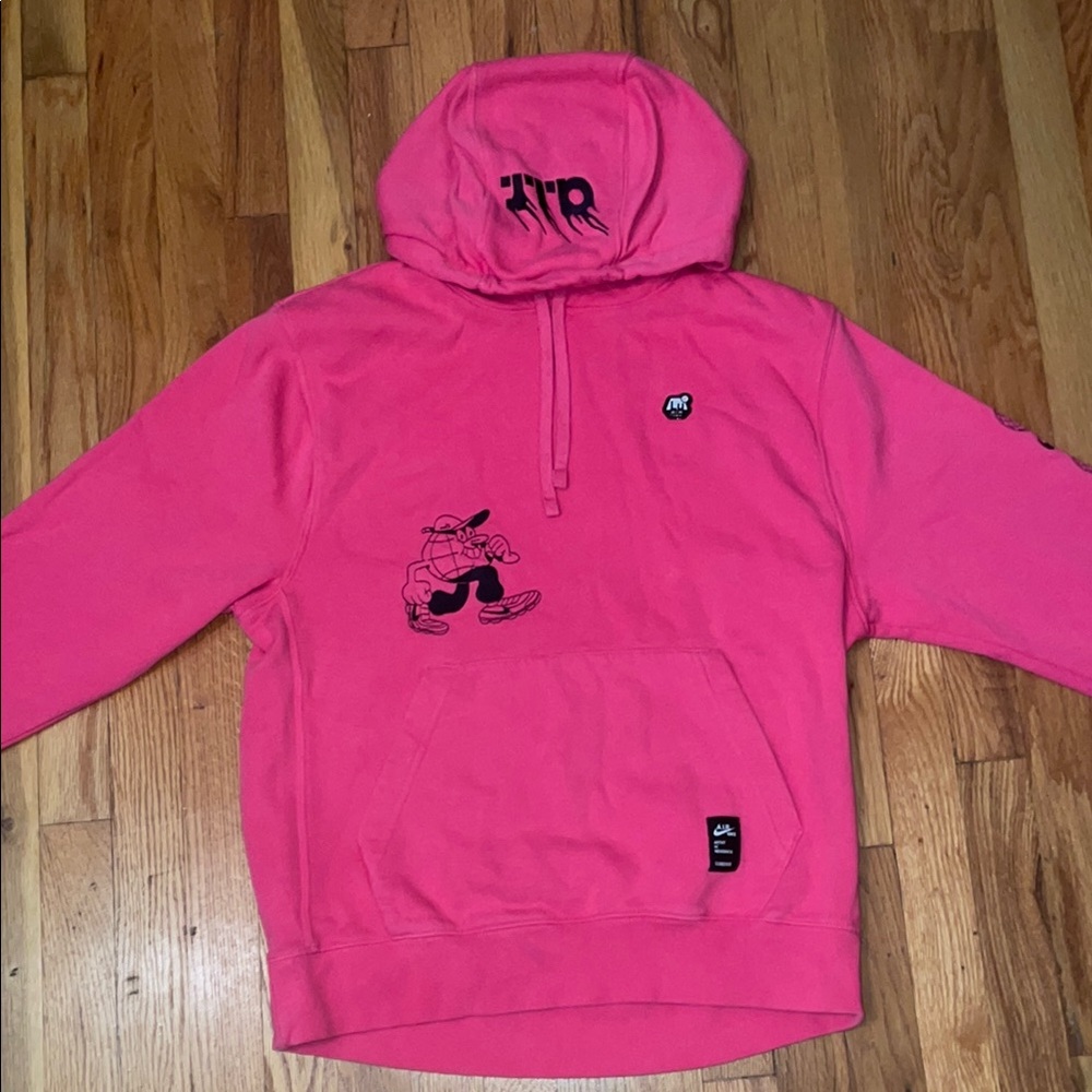 NIKE PINK NSW LUGOSIS HOODIE( unworn)